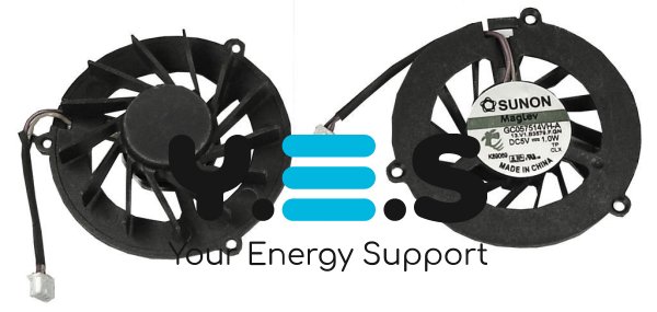 Вентилятор SUNON 5В 0.5A 3-pin для ноутбука Lenovo IdeaPad U150 (сумісність: U150)