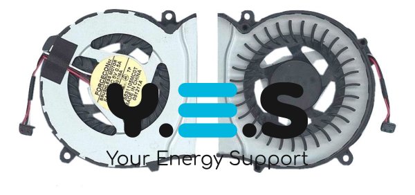 Вентилятор Forcecon 3-pin 5V 0.5A для ноутбука Samsung NP400B2B (сумісн.: NP400B2B)