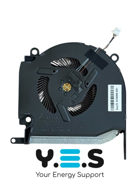 Кулер CPU 5V для ноутбука HP OMEN 16-k/16-n (TPN-Q280/Q281)