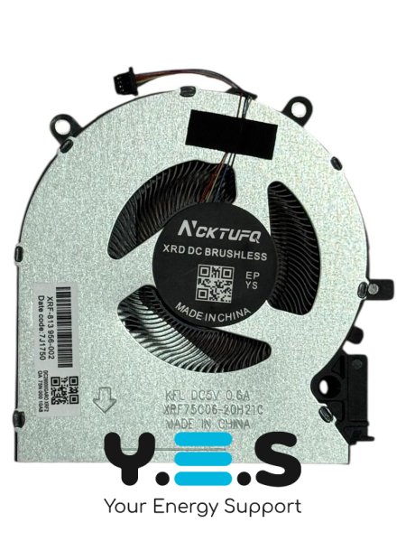 Вентилятор CPU 60W для ноутбуків HP Victus 16-D/16T-D/16-E (серія)