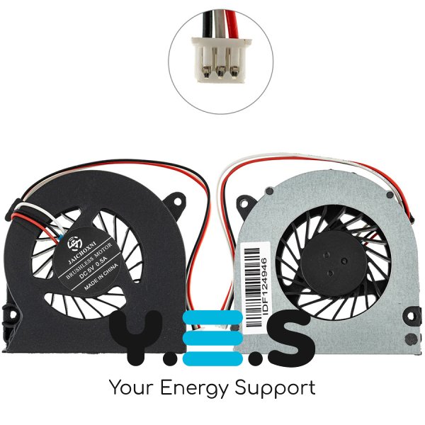 Кулер (вентилятор) для ноутбука HP Compaq 515/516, 605791-001, DFS481305MC0T