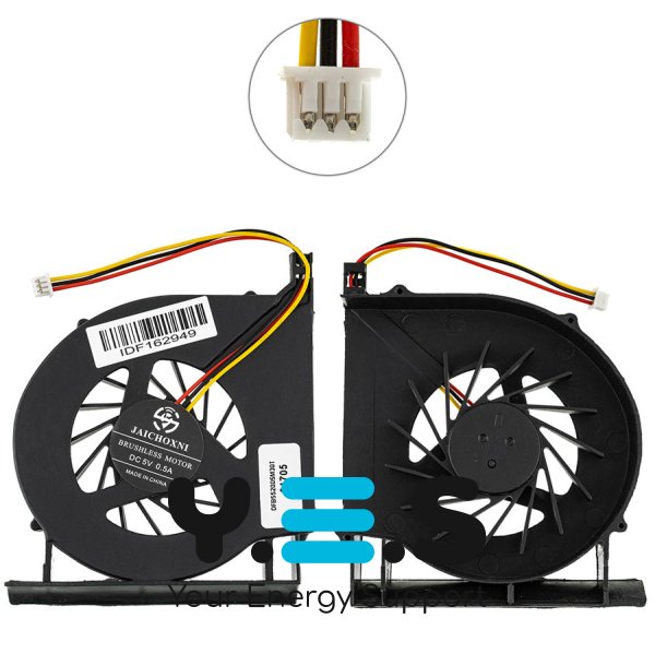 Кулер для ноутбука HP Compaq CQ61/CQ70/CQ71, Pavilion G61/G71 (DFB552005M30T, KSB06105HA)