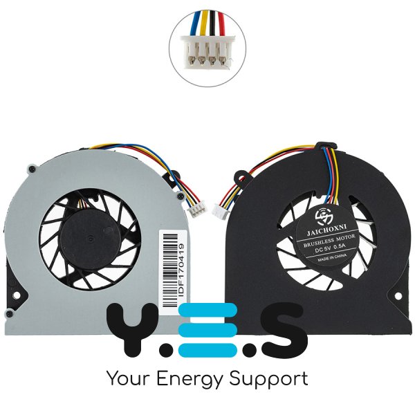 Кулер HP ProBook 4530S/4535S/4730S, 6450B/6460B/6465B/6470B/6475B (646285-001)