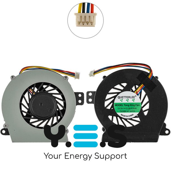 Кулер (вентилятор) для ноутбука Dell Inspiron 1410 / Vostro A840 / A860 (DQ5D565C001)