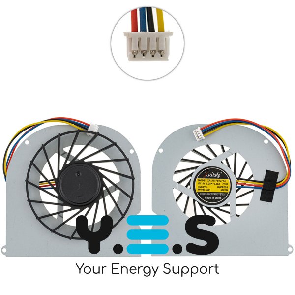 Кулер (вентилятор) для ноутбука ASUS X82/F80/F81S/F83/X88/X85 DFS551005M30T