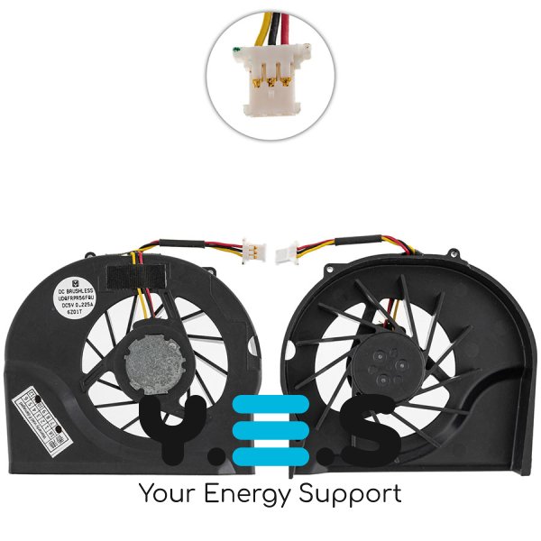 Кулер (вентилятор) для ноутбука Sony VGN-BX640P/BX660/PBX560, UDQFRPR56FQU