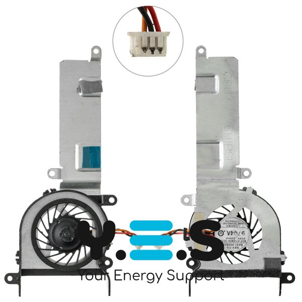 Кулер (вентилятор) для ноутбука Samsung N308/N310, BA31-00082A (сумісний: N308, N310)