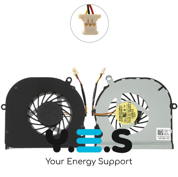 Кулер (вентилятор) для ноутбука Dell Studio 15Z-1569, DFS531005MC0T F9J2