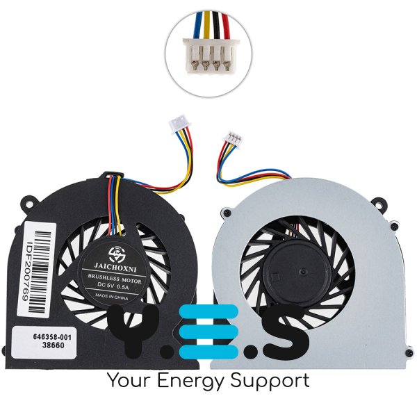 Кулер (вентилятор) HP ProBook 4330S/4331S/4430S/4431S/4435S/4436S, 4pin 646358-001