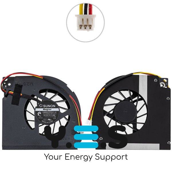 Кулер (вентилятор) для ноутбука Acer Aspire 5910G, p/n 23.AGV01.001, сумісн. 5910G