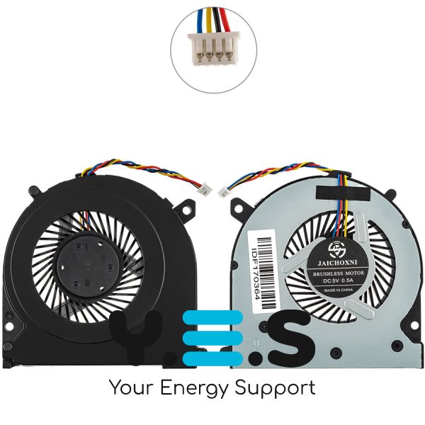 Кулер (вентилятор) для HP EliteBook 740/745/755/840 G1-G2/850 G1-G2, 730792-001