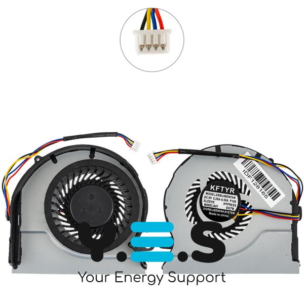 Кулер (вентилятор) для Lenovo IdeaPad Z480/Z485/Z580/Z585, 4-pin, EG60070V1-C040-S99