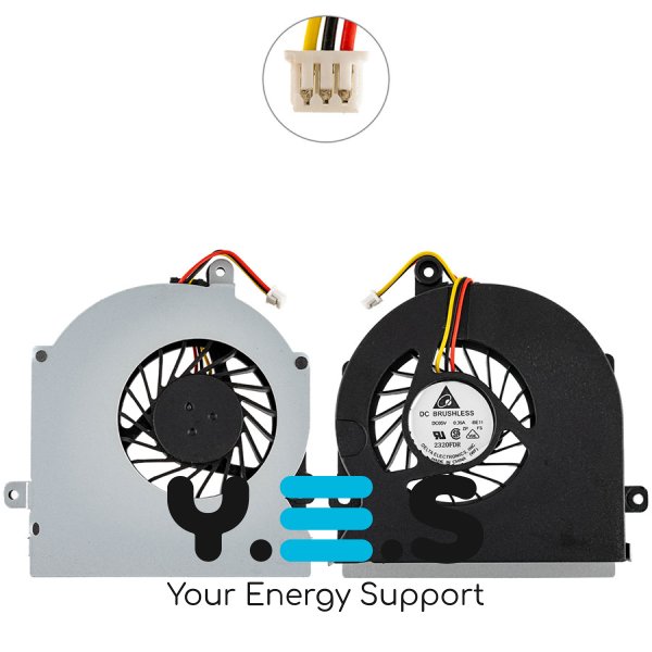Кулер (вентилятор) для ноутбука Toshiba Satellite L350 17" — сумісний з L350/L355/L355D/L300/L305/L305D