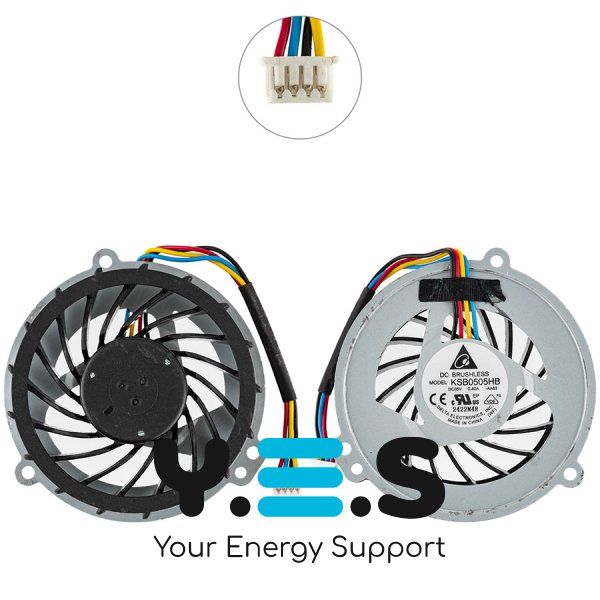 Кулер (вентилятор) ASUS X42D AMD, круглий 53мм — X42J/K42/K42D/K42DR/K42DE/K42N серії