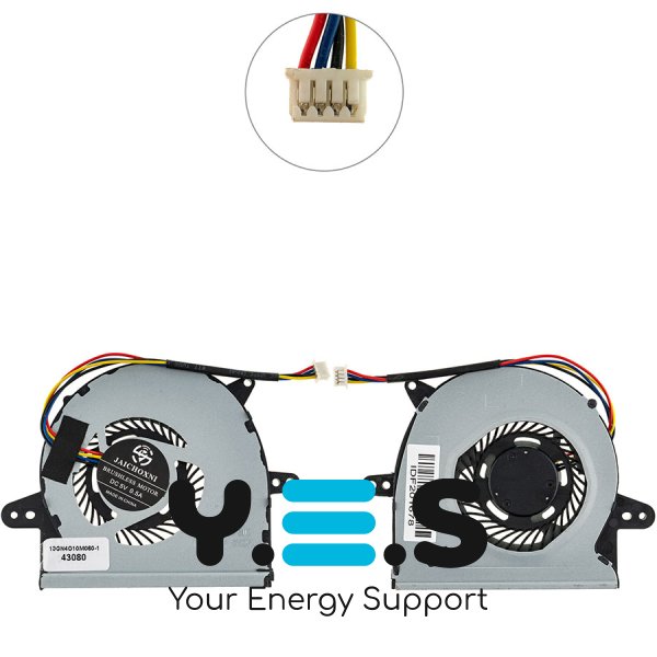 Кулер (вентилятор) для ноутбука ASUS X401U/X401V/X501U/X501V/F501U 13GNMO10M070-1,13GN4O10M060-1