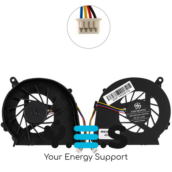 Кулер (вентилятор) для ноутбука HP Compaq 650/655/CQ58/G58, 686259-001, MF75120V1-C130-S9A