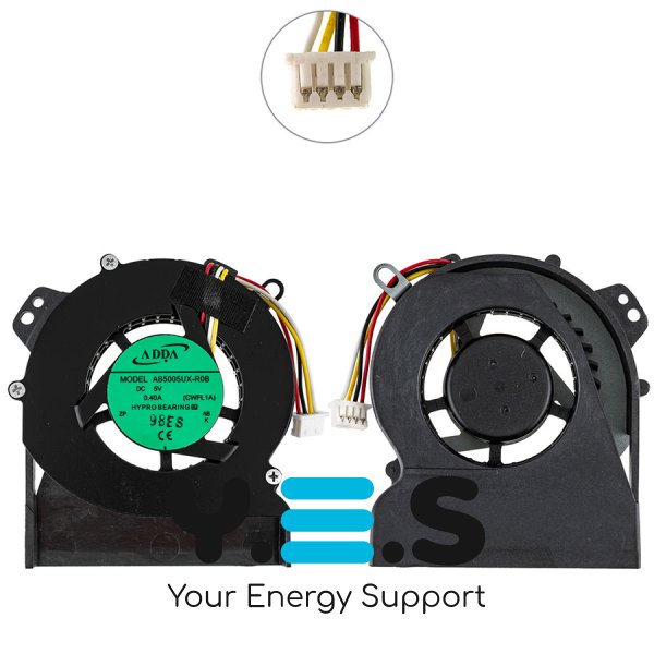 Кулер (вентилятор) 4-pin для Lenovo IdeaPad S9/S10/M10, AB5005UX-R03 (ноутбук)
