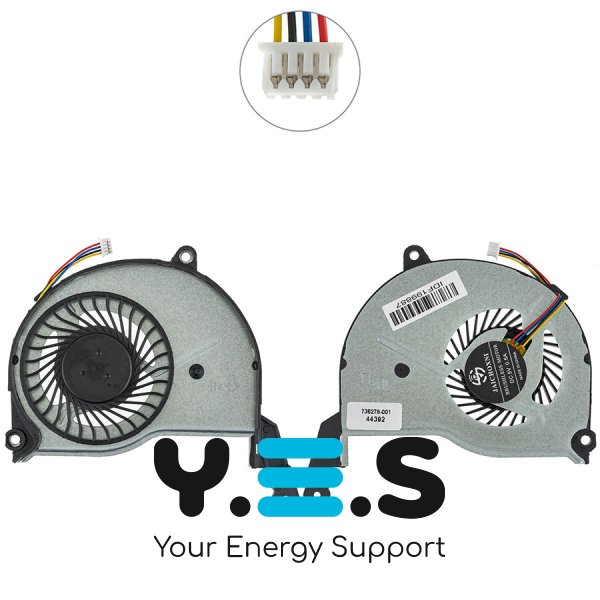 Кулер (вентилятор) для ноутбука HP Pavilion 14-N000/14-N200/15-N000/15-N100/15-N200, 732068-001/736218-001/BSB0705HC-DC20