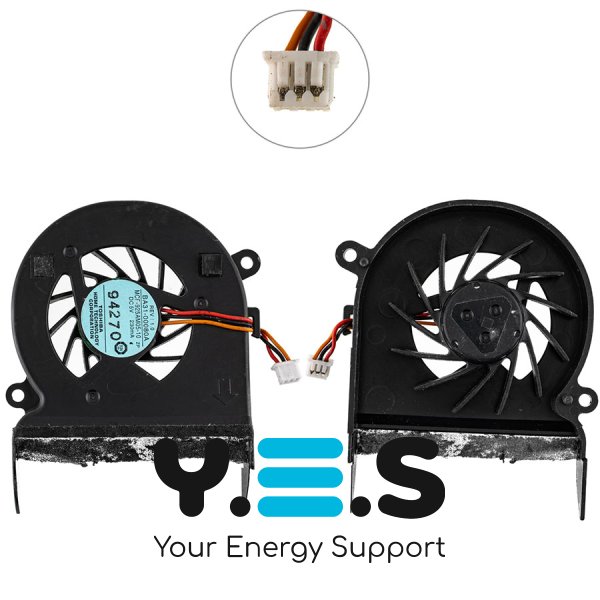 Кулер (вентилятор) для ноутбука Samsung NC20, BA62-00080A/BA62-00480A, MCF-925AM05-10