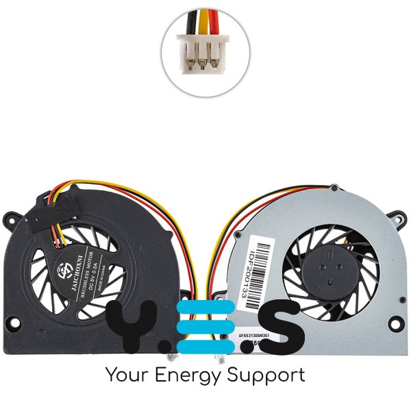 Кулер (вентилятор) для ноутбука Toshiba Satellite C675/L770/L770D/L775/L775D DFS531305M30T