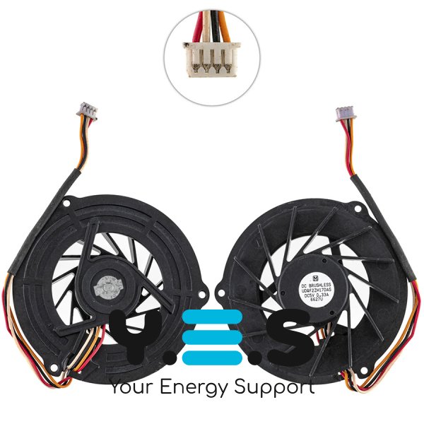 Вентилятор (кулер) для ноутбука ASUS S96J/Z96/Z96F/Z96J/Z96JS UDQF2ZH18DAS