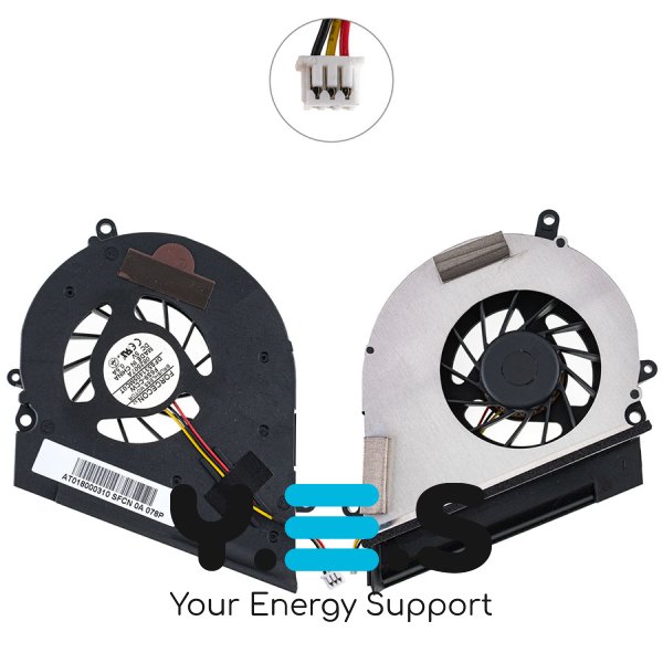 Кулер (вентилятор) INTEL CPU для Toshiba Satellite A200/A205/A210/A215/L450/L450D/L455/L455D DFS531405MC0T