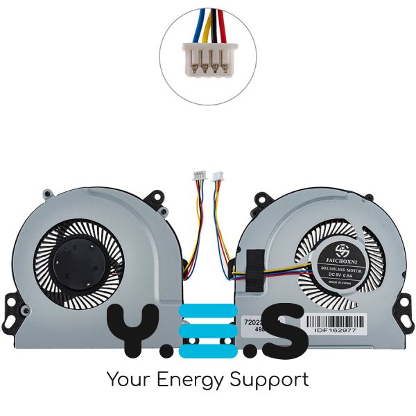 Кулер (вентилятор) HP ENVY 15-J000/15-J100/15T-J000/17-J000/M6-N000, 4pin 6033b0032801
