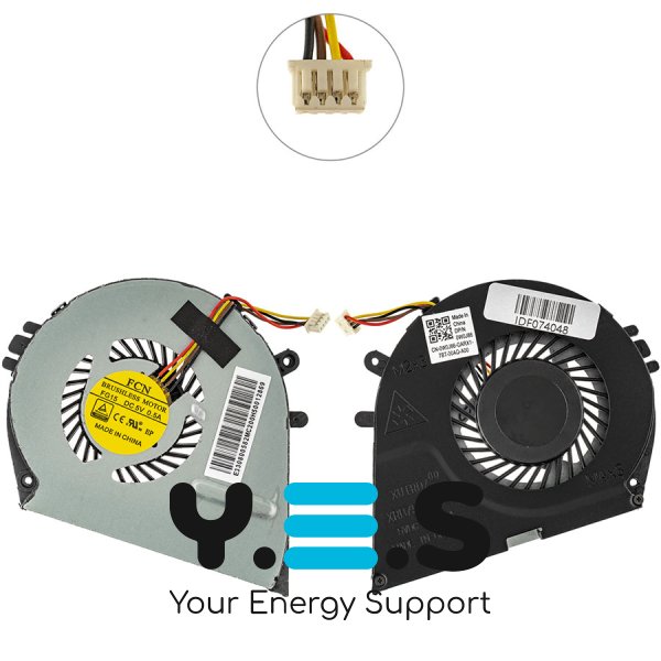 Кулер (вентилятор) для ноутбука HP ENVY 14-K, M6-K, 4pin, P/N 725445-001