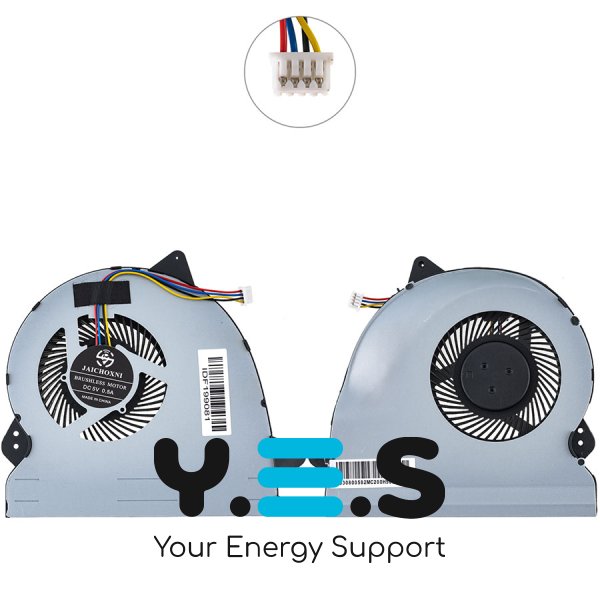 Кулер (вентилятор) для ноутбука ASUS GL552VW/GL552JX/GL552VX, 13NB07Z1P01011