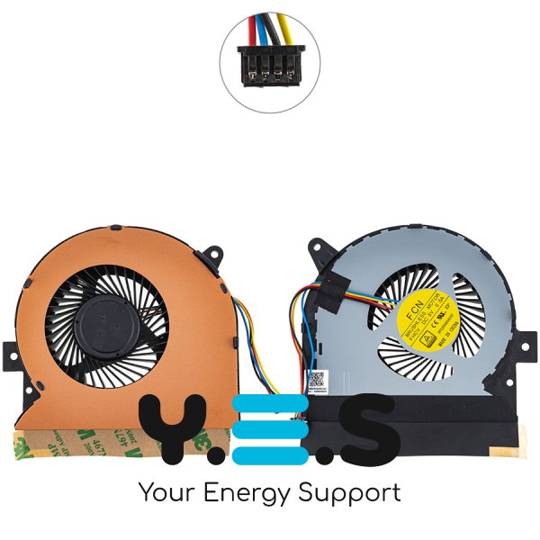 Вентилятор CPU (кулер) для ASUS ROG G752VL/G752VM/G752VT/G752VY 13NB09V0AM0201 Original