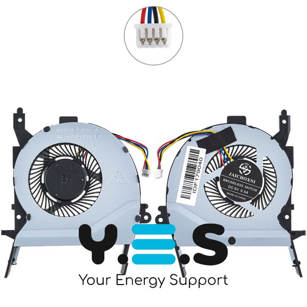Кулер (вентилятор) 4pin для ноутбука ASUS X456UF/X456UA/X456UJ/X456UQ/X456UR X556UA/UB/UF/UQ