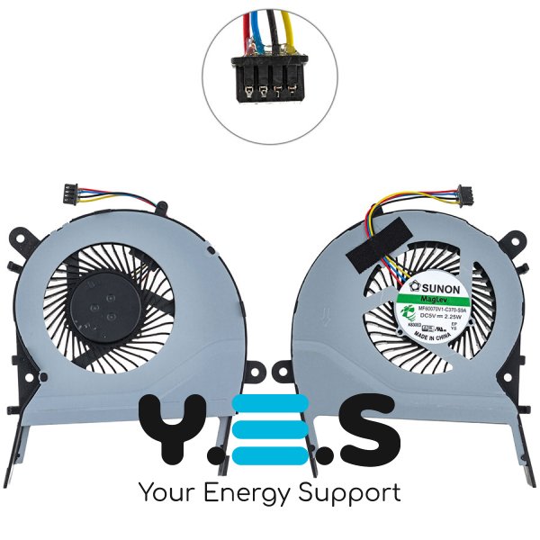 Вентилятор (кулер) для ноутбука ASUS K455LB, сумісний: K455, K455L, K455LA, K455LB