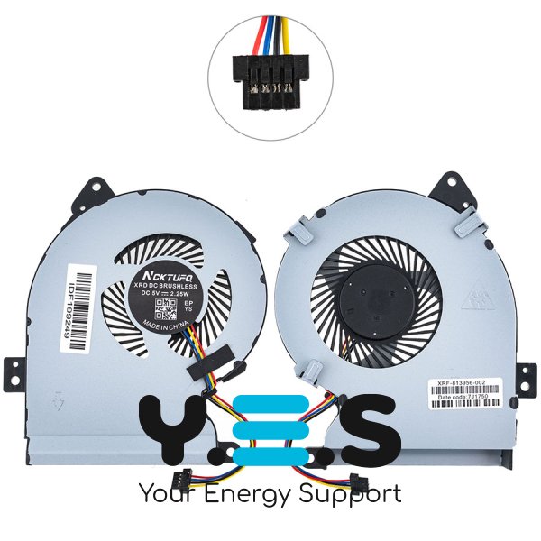 Вентилятор (кулер) ASUS X540LA/X540LJ/X540YA/X540SA/X540SC/R540S 13NB0B10T01011