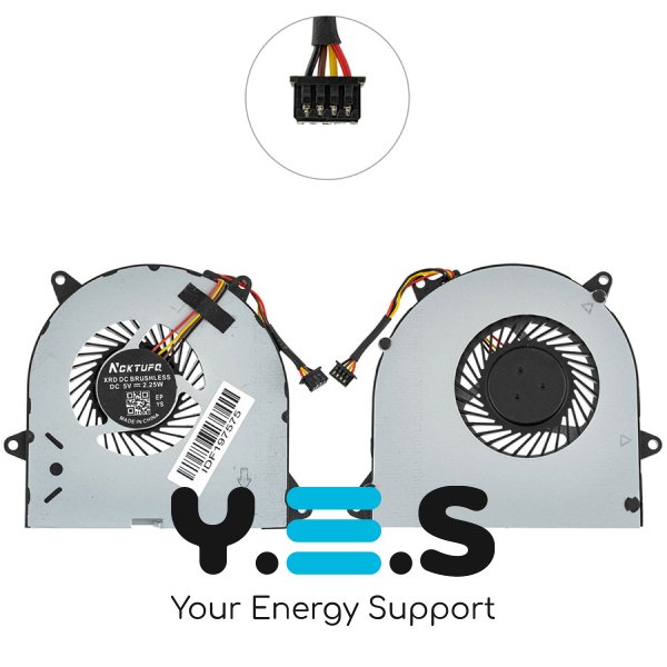 Кулер Lenovo IdeaPad 100-14IBD/100-15IBD/110-14AST/110-15ACL (5F10K25451)