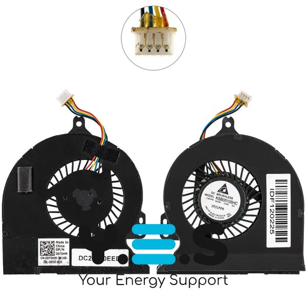 Кулер (вентилятор) 4pin для ноутбука Dell Latitude E5250, EG50050S1-C430-S9A