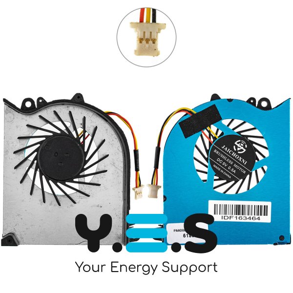 Кулер (вентилятор) CPU для MSI GS60, 5V 0.55A 3PIN, PAAD06015SL N294 (сумісний: GS60)