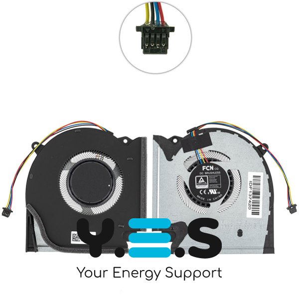 Вентилятор CPU 5V для ASUS ROG Strix G15 G513QE/G513QC (13NR0510P01011) Original