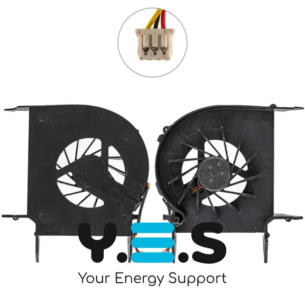 Уцінка (подряпини): кулер HP Pavilion DV6-1000/DV6-1100/DV6-1200, AMD, 535442-001