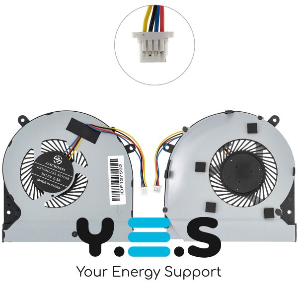 Вентилятор GPU 10мм для ноутбука ASUS GL502VM/FX502VD/FX502VE