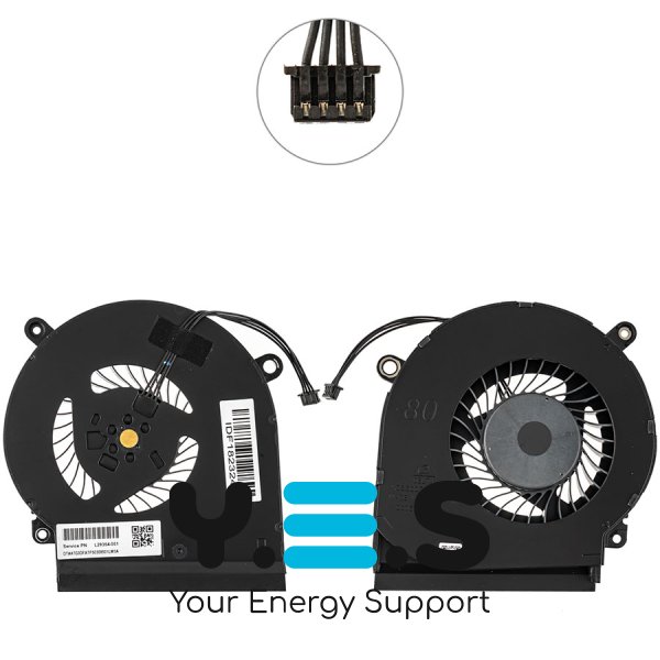 Вентилятор GPU для ноутбука HP Omen 15-DC/15T-DC, L30203-001 (кулер) Original