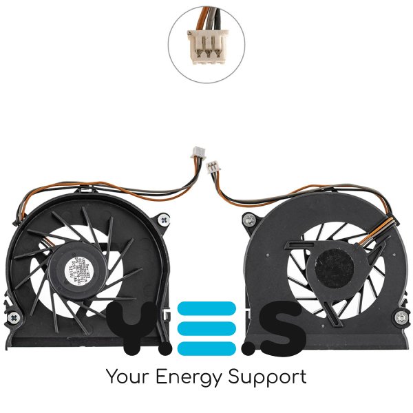 Вентилятор (кулер) HP Compaq NX8220/NC8200/NW8200 без кришки, DC5V 0.17A 3pin PANASONIC UDQFRZR01C1N Original