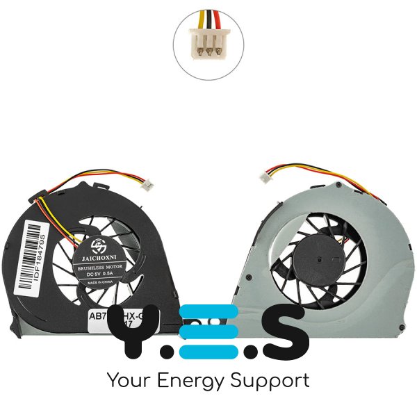 Вентилятор (кулер) для ноутбука Toshiba Satellite L755/L755D, версія 2, AB7705HX-GB3