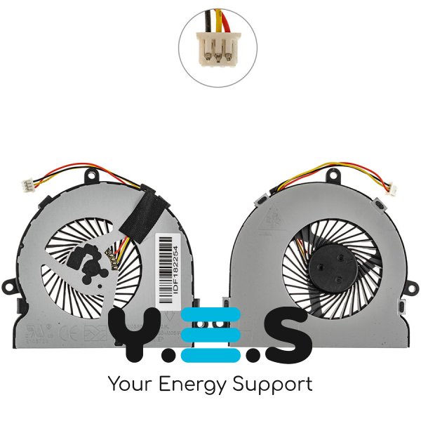 Вентилятор для ноутбука HP 250 G5/G6, 15-AY/AC, 3pin (сумісний) Original