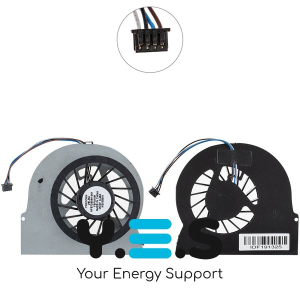 Вентилятор (кулер) HP EliteBook 8560W/8570W, 4-pin, SUNON MF60150V1-C001-S9A Original