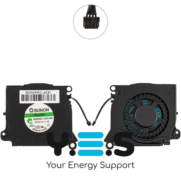 Вентилятор (кулер) MacBook 13–13.3 A1304/A1237/MC233/MB233/MB244 5V 2W 4pin SUNON Original