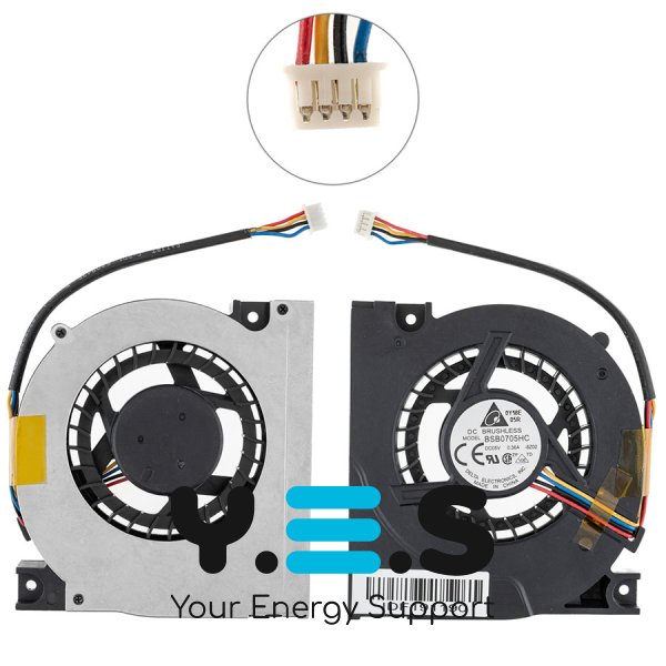 Кулер для ноутбука ASUS F5/F5R/X50/X50Q/X50Z/X50M/X51/X53/X61/A9T/A94/F50SL 5V 1.5W 4pin SUNON Original