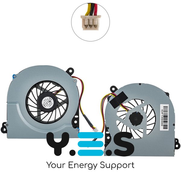 Вентилятор (кулер) ASUS K75A/K75DE/K75VD/K75VM/K95VM/K95VJ/K75VJ/K95VB 5V 0.25A 3pin Original