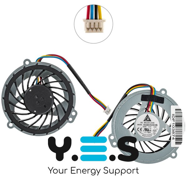 Вентилятор (кулер) ASUS X42D/X42J/K42/K42D/K42DR/K42DE/K42N 53мм 5V 0.40A 4pin AMD Original