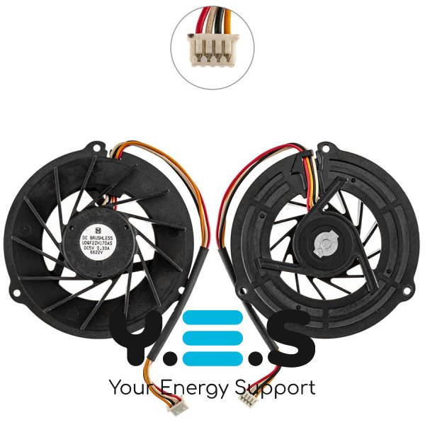 Вентилятор (кулер) для ASUS S96J/Z96/Z96F/Z96J/Z96JS 5V 0.33A 4pin UDQF2ZH17DAS Original