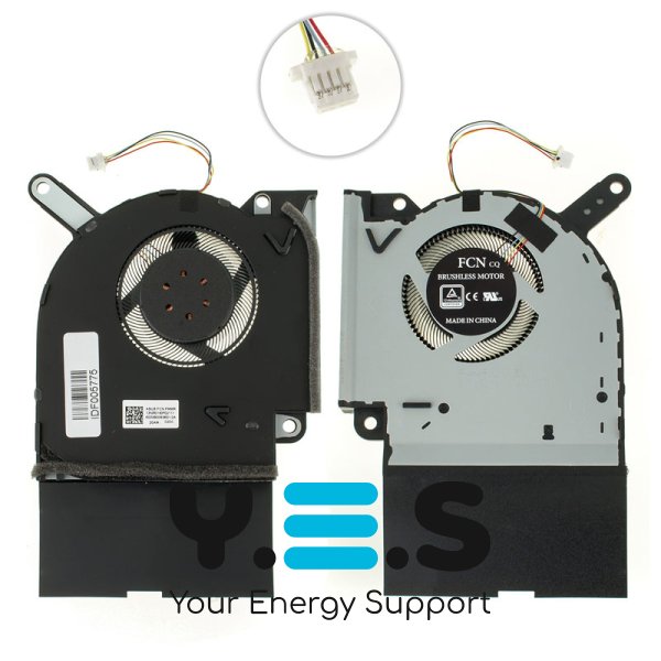 Кулер GPU 5V 4pin для ASUS G531GU/G531GD/G531GW/G531GV (вентилятор) Original